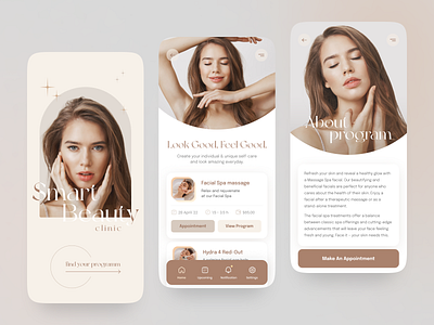 Beauty clinic | app concept app beauty clinic design mobile mobileapp ui ux web
