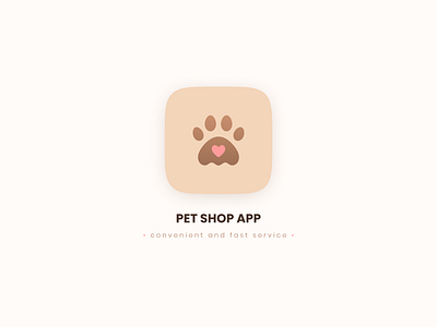 Pet Shop App Icon | Daily UI Challenge 005 app design icon logo logotype mobile petapp ui ux web