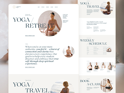 Yoga-Balance studio | Website concept