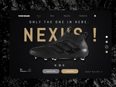 E-commerce Web UI/UX Design Shoes Store