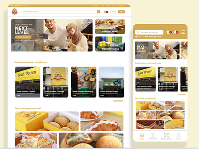 Belah Doeren E-commerce UI/UX Web & Mobile Re-Concept design durian mobile app mobile design mobile ui ui uiux ux web