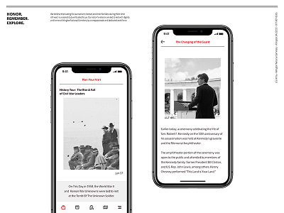 Arlington National Cemetery america app cemetery concept creative designconcept iphonex mobile presentation ui uiux ux