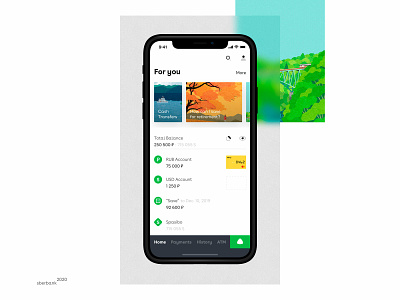 Voice Assistant Banking alisa app bank card concept credit design designconcept green iphonex mobile money sberbank ui uiux ux voice