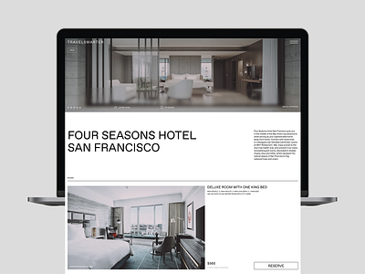 TravelSmarter. Hotel Сard concept designconcept grid hotel presentation travel type ui web website