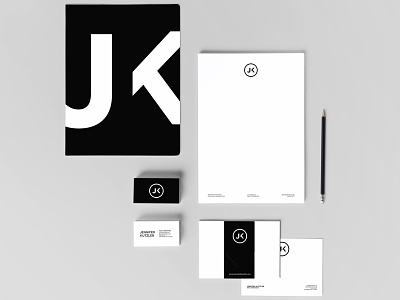 Jennifer Kutzleb Identity branding business card color icon identity logo mark purple symbol teal type typography
