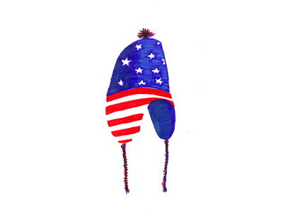 USA USA USA american drawing flag hat illustration marker sharpie sketch stars stripes usa
