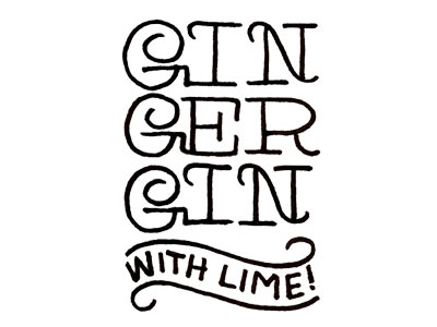 Gin alcohol art branding drawing hand lettering illustration ink labels liquor logo marker typography