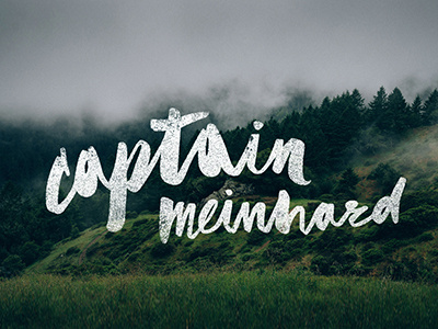Captain meinhard custom lettering handscript handtype lettering logotype