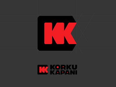 Logo for the game KORKU KAPANI / FEAR TRAP amblem brand identity branding identity logo