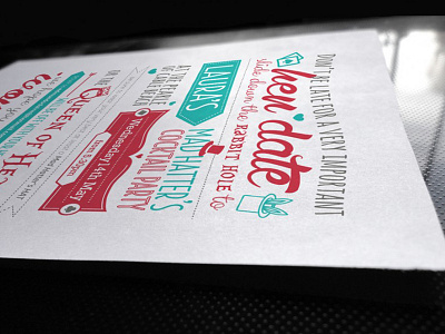 Typographic Invite