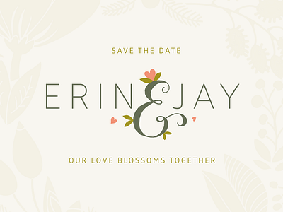 Save The Date Concept