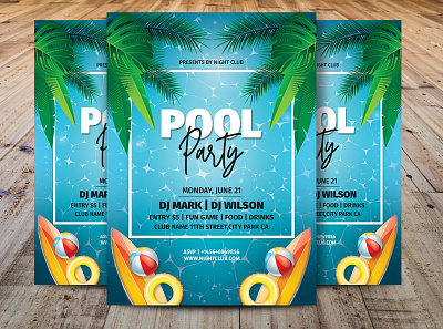 Pool Party Flyer Template adobe photoshop design microsoft word party flyer pool party flyer summer camp summer flyer summer party flyer