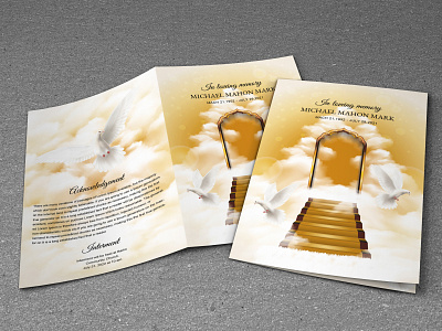 HEAVEN GATE Funeral Program Template heaven gate heaven gate funeral program heavven gate funeral order of service