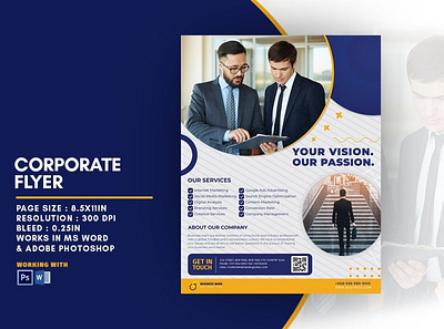 Printable Corporate Flyer Template digital flyer