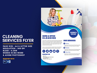 Cleaning Services Flyer Template