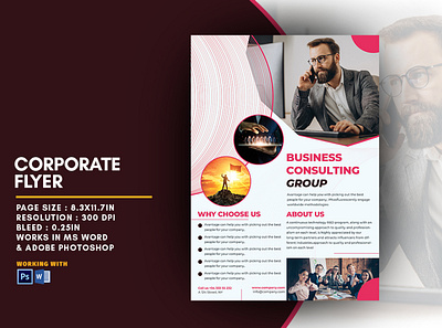 Business flyer Marketing flyer Corporate Flyer A4 Size Business digital flyer