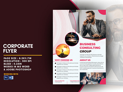 Business flyer Marketing flyer Corporate Flyer A4 Size Business