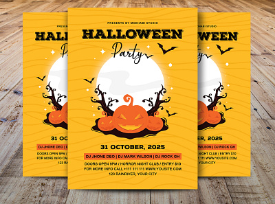 Halloween flyer Halloween invitation Halloween poster scary halloween