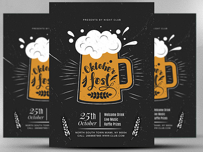 Oktoberfest flyer template