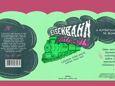 Eisenbahn Pale Ale design graphic design illustration