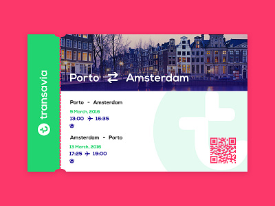 Porto->Amsterdam amsterdam plane ticket porto transavia