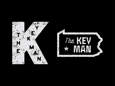 Good Guys Drop 005: The Key Man badge badge design brand branding design graphic design illustration keys locksmith pennsylvania typography vector