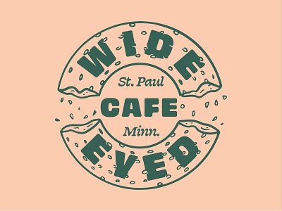 Good Guys Project 004: Wide Eyed Cafe badge badge design bagel brand branding cafe coffee design graphic design illustration logo restaurant typography vector