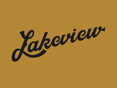 Lakeview branding branding design oregon script type typography western