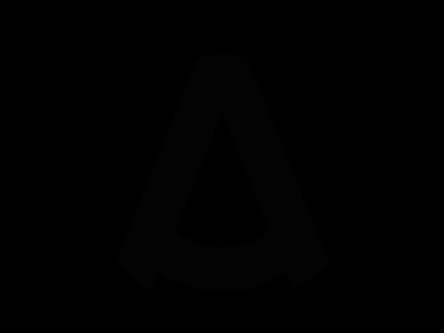 Animated Logo Dribbble a animated azedo font gif identity logo p pedro personal type typography