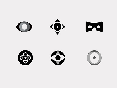 Eye Simulation Logomark Exploration brand branding design eye eyes illustration logo logomark logos medical vector vr