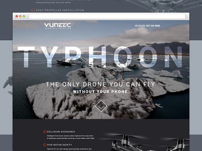 TYPHOON DRONE design drone ecommerce graphic landing layout product sport tech ui ux web