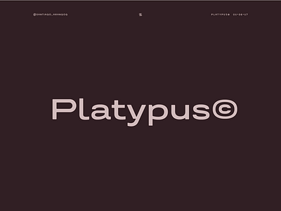 Platypus© wide sans