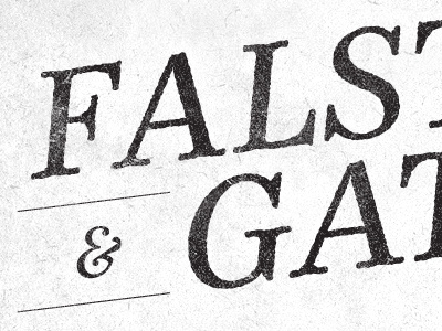 Falstaff &  Gatsby