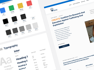 CREATE Website Redesign app awesome charity charity organization clean design figma free human human trafficking illustration minimal simple ui ui ux uiux website website ui xd
