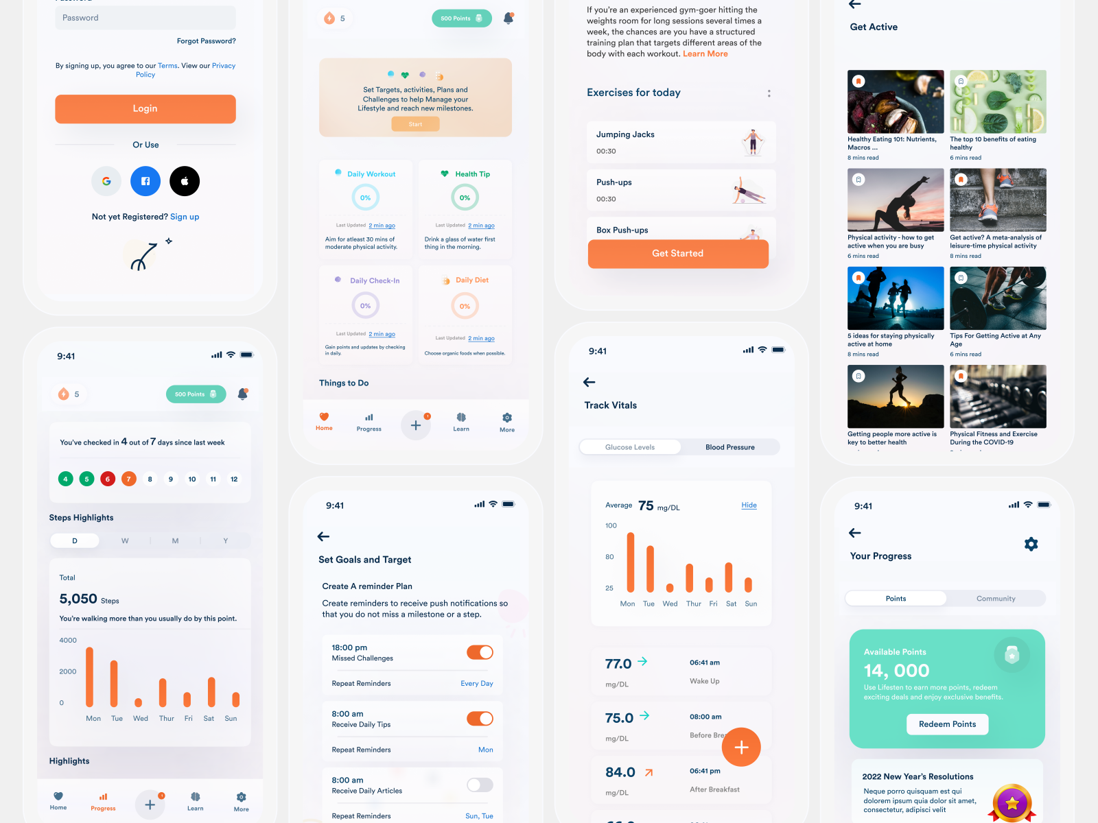 Health App Design By Obare Geoffrey On Dribbble