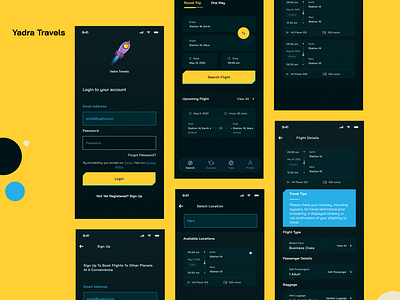 Flight Booking App UI