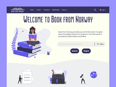 Book Archive Website Design