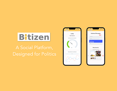 Bitizen app app design application branding design illustration logo messaging app mobi mobile mobile app ui