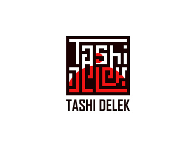 Tashi Delek - Restaurant Logo Design branding buddhism endless food happiness hotel illustration illustrator inspiration knot logo logotype minimalist logo nepali design red restaurant logo tashi delek tibet typogaphy