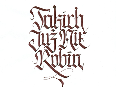 Dribbble19 calligraphy freehand handwriting handwritten kaligrafia lettering liternictwo litery powerscripts script typografia typography