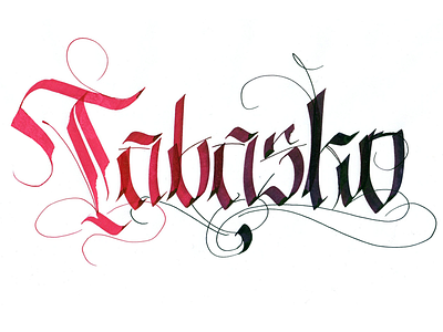 Dribbble34 calligraphy freehand handwriting handwritten kaligrafia lettering liternictwo litery powerscripts script typografia typography