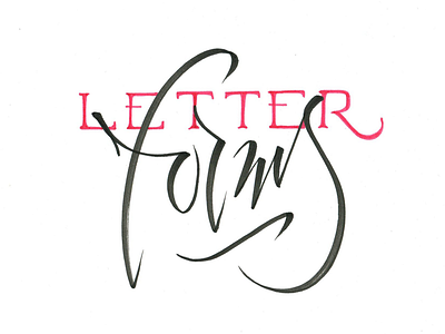 Letter Forms calligraphy freehand handwriting handwritten kaligrafia lettering liternictwo litery powerscripts script typografia typography