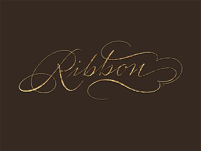 Ribbon2 calligraphy freehand handwriting handwritten kaligrafia lettering liternictwo litery powerscripts script typografia typography