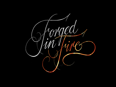 Fire calligraphy freehand handwriting handwritten kaligrafia lettering liternictwo litery powerscripts script typografia typography