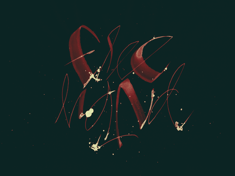 Free Hand Calligraphy typography typografia script powerscripts kaligrafia logotype lettering logo handwritten handwriting freehand calligraphy