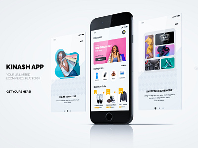 Kinash App app branding design graphic design ui ux vector