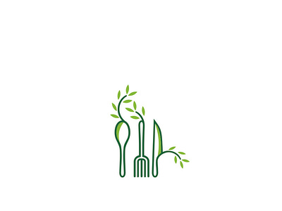 nature food logo for restaurant