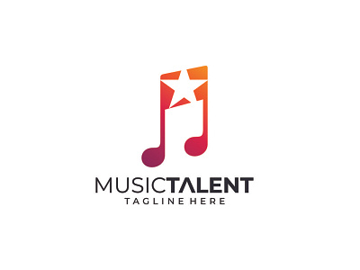 music talent logo design