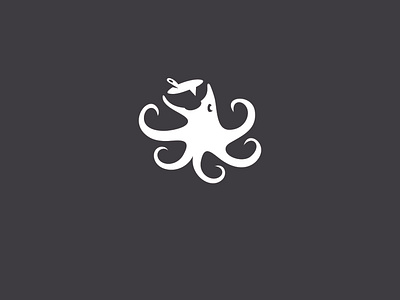 octopus and bowl logo design