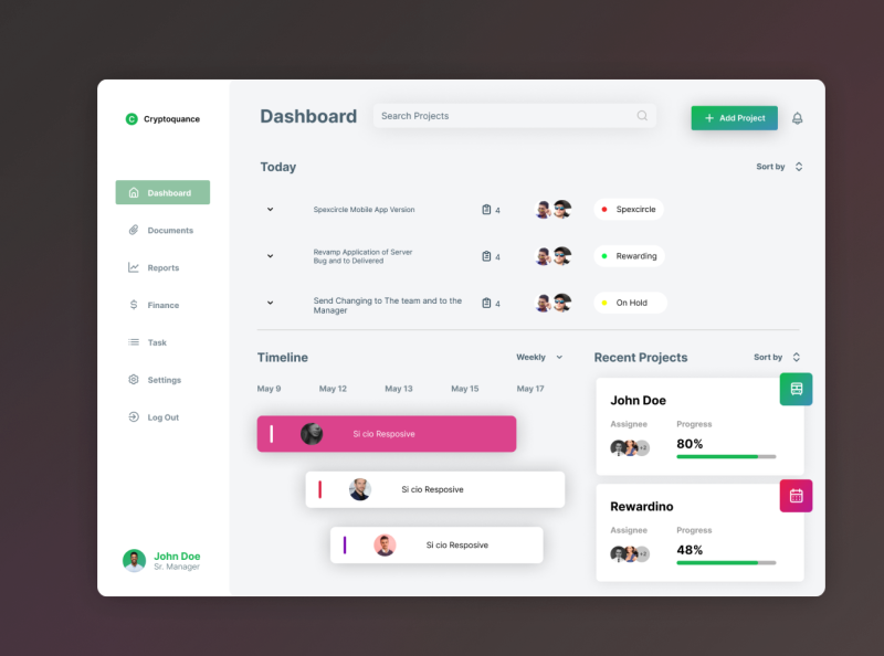 Dashboard UI by Mangapul Damanik on Dribbble